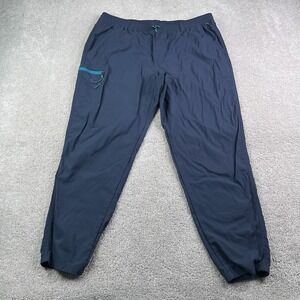 REI Co Op Pants Mens XL Blue Trailmade Joggers Pull On Performance Hiking Hiker